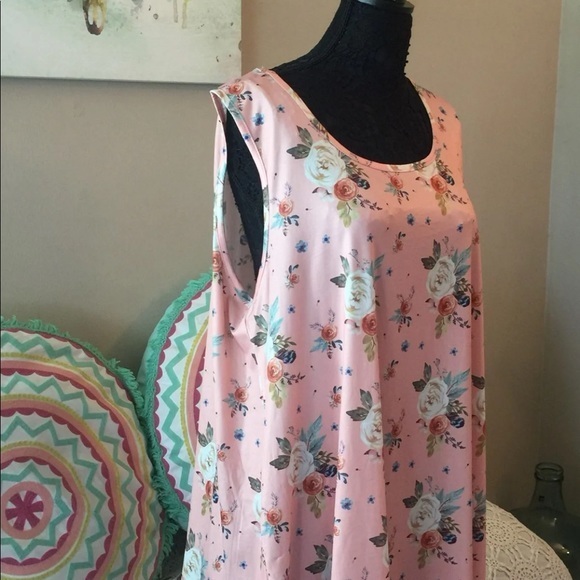 NWT multiple sizes boho inspired pink‎ rose blouse - Picture 3 of 5